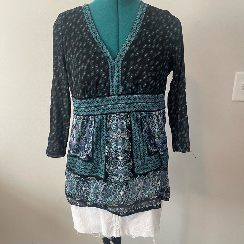 Y2K Boho Top M